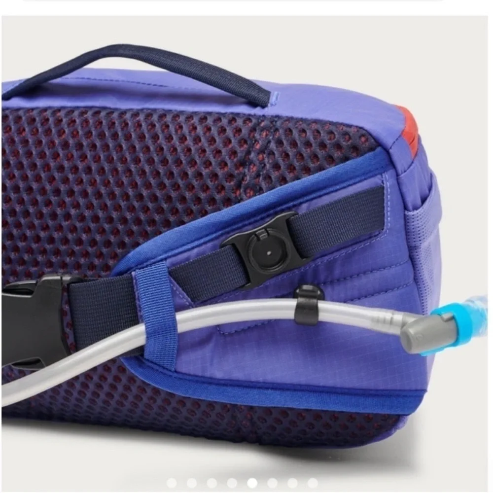 Cotopaxi Lagos 5L Hiking Hydration Hip Pack Blue Purple NWT Ventilated